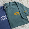 Custom Embroidered Sweatshirt For Dad Dad T-shirt with Kids Names Father's Day Gift HCMD0114