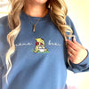 Custom Mama Bear Embroidered Sweatshirt with Kid Name on Sleeve,Mothers Day Gift
