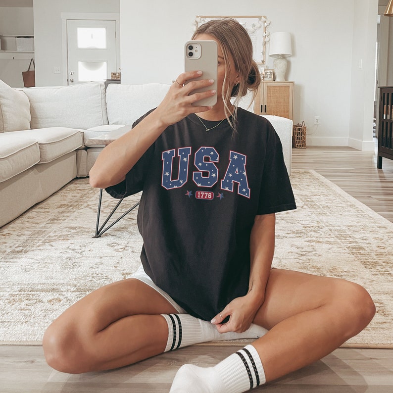 USA Comfort Colors Shirt America Shirt, Fourth of July Sweatshirt HCMD0128