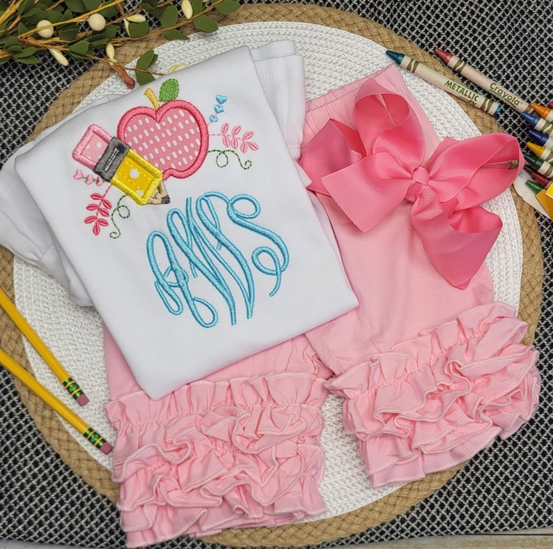 Personalized Kindergarten Shirt First Day of School Outfit Back to School Gifts