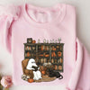 Retro Ghost Reading Books Sweatshirt Halloween Shirt HCMD0314