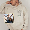 Custom Dad Embroidered Sweatshirt with Kids Names Sleeve CTTS6011A
