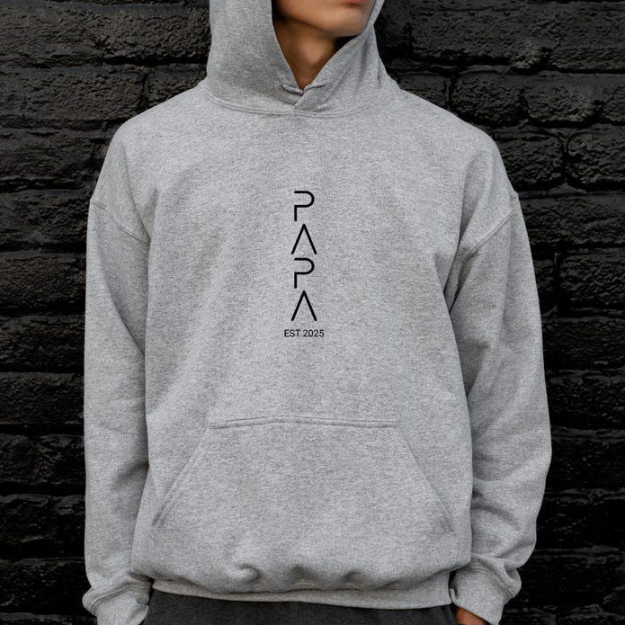Papa Sweatshirt Personalised With Name Father's Day Gift New Dad Gift HCMD0309