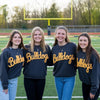 Chenille YARN EMBROIDERED Sweatshirt Chenille Game Day Fuzzy Letter Team Spirit Shirt  HCMD0321