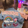Personalized Kids Denim Patch Jacket CEPJ01