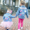 Personalized Kids Denim Patch Jacket CEPJ06