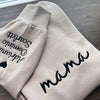 Custom Mama Embroidered Sweatshirt with Kids Names Sleeves CEMS1191B