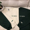 Sweatshirt mit Kapuze, benutzerdefinierten römischen Ziffern und Datumsstickereien mit intimen Sprüchen auf den Ärmeln, HCVD02B 