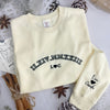 Custom Embroidered Sweatshirt for Couples and Spouses Perfect Gift for Your Significant Other HCVD14